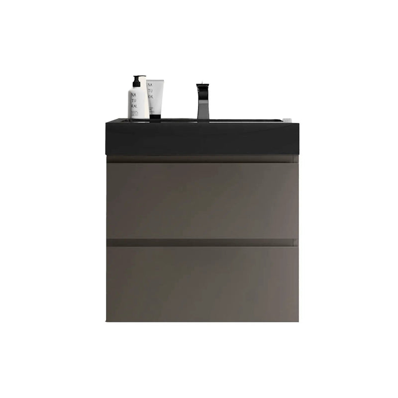 Alice - Bathroom Vanity With Sink, Large Storage Wall Mounted Floating Bathroom Vanity For Modern Bathroom, One-Piece Sink Basin Without Drain And Faucet by Unique Piece Furniture