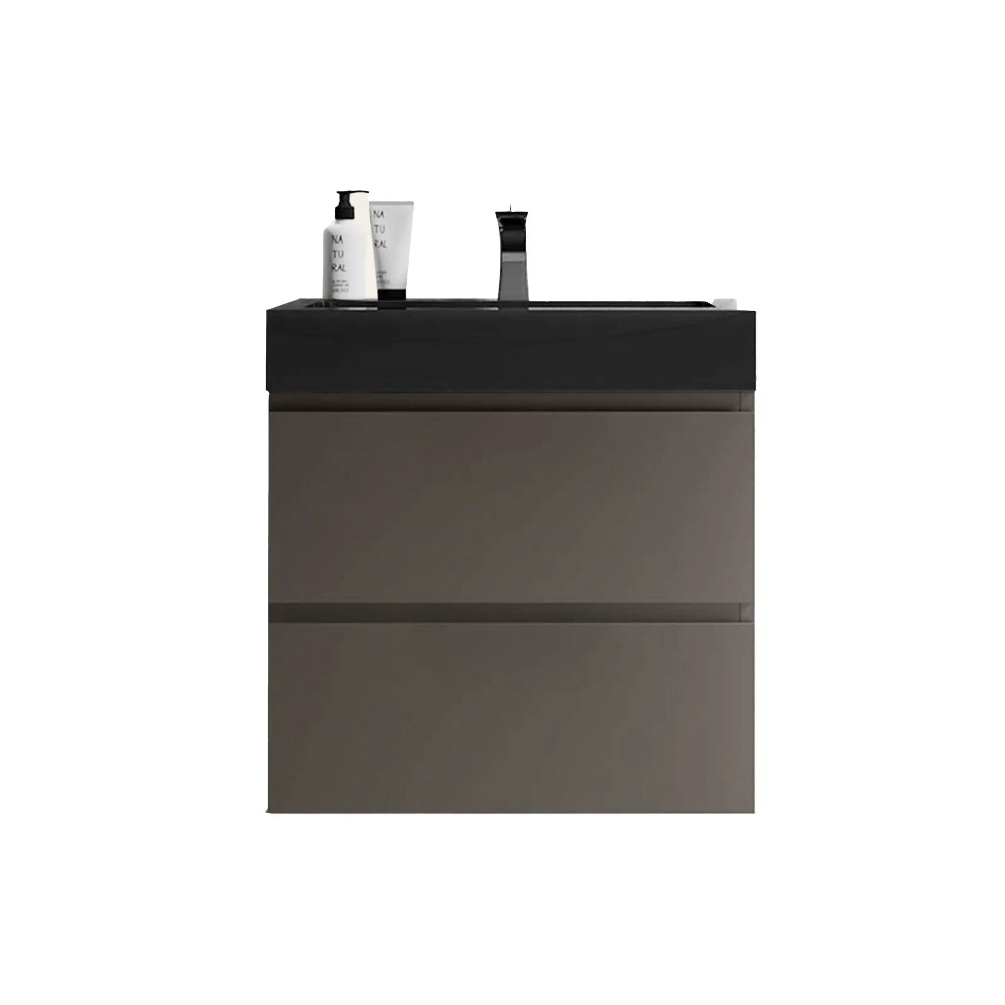 Alice - Bathroom Vanity With Sink, Large Storage Wall Mounted Floating Bathroom Vanity For Modern Bathroom, One-Piece Sink Basin Without Drain And Faucet by HouseOfZazla