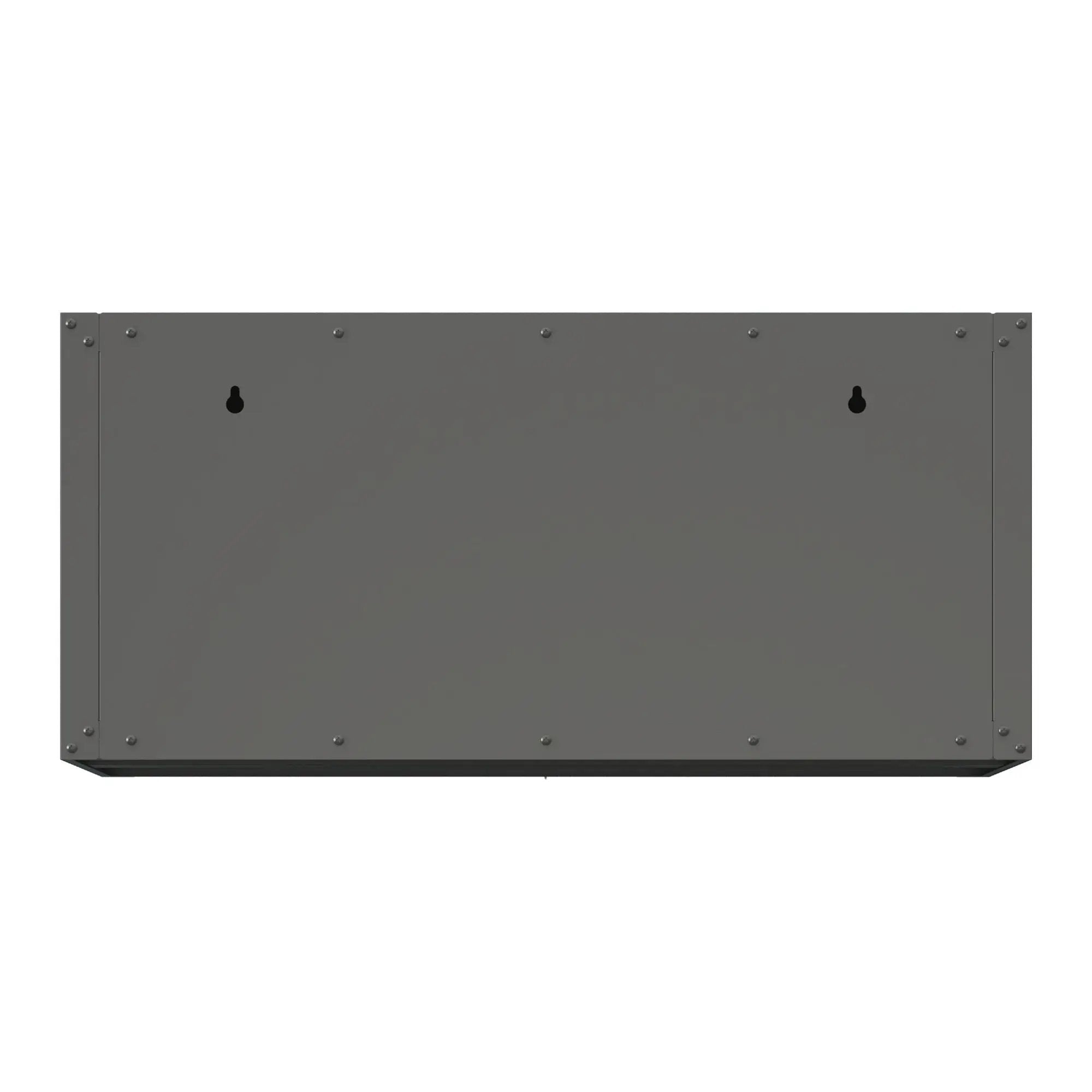 Heavy Duty, Metal Wall Mounted Tool Storage Cabinet Steel Metal Garage Storage Cabinet - Black / Gray by HouseOfZazla