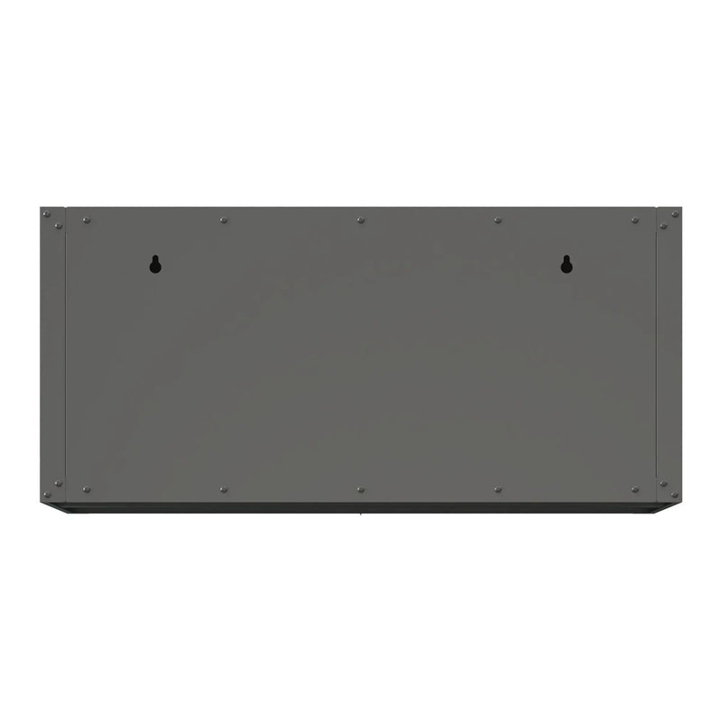 Heavy Duty, Metal Wall Mounted Tool Storage Cabinet Steel Metal Garage Storage Cabinet - Black / Gray by HouseOfZazla