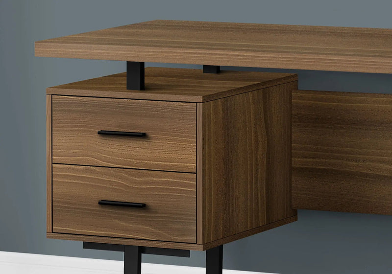 Computer Desk For Home Office, Laptop, Left, Right Set - Up, Storage Drawers, Contemporary & Modern by Unique Piece Furniture