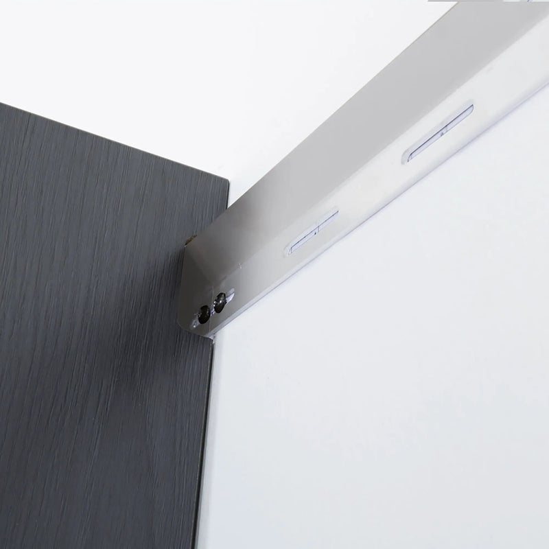 Astro Series - Wall Mounted Base, Drawer Storage Cabinet With Soft Closing Features - Metallic Gray by HouseOfZazla