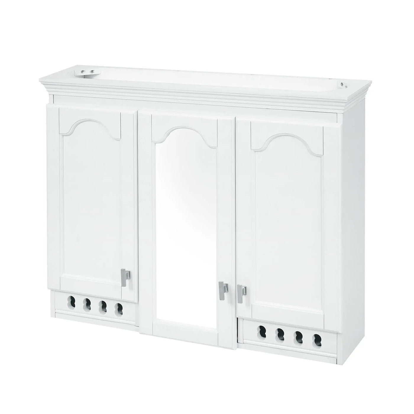 Wall Mount Mirror Cabinet With Adjustable Shelves, Soft Closing Hinges by HouseOfZazla