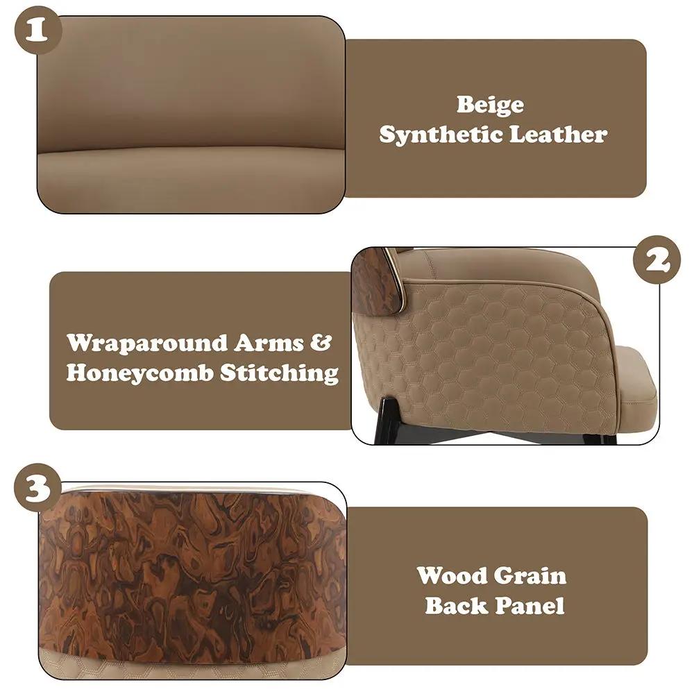 Jamonica - Arm Chair - Brown by Unique Piece Furniture