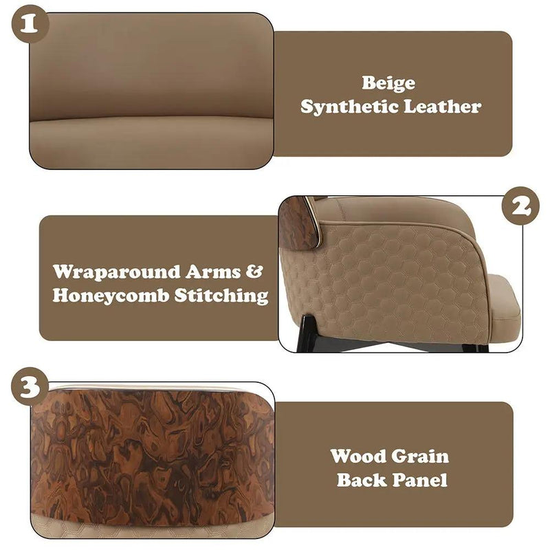 Jamonica - Arm Chair - Brown by Unique Piece Furniture