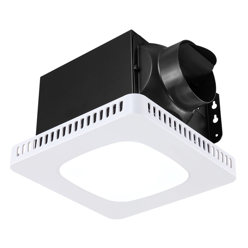 Bathroom Exhaust Fan with LED Light, 80 CFM by HouseOfZazla