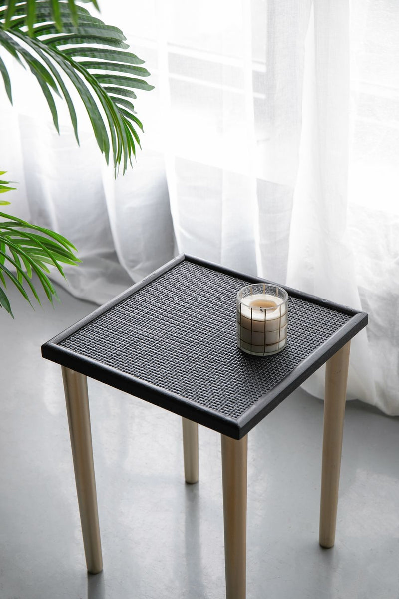 Side Tables (Set of 3) - Black / Gold by HouseOfZazla
