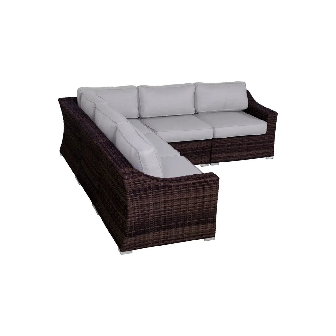 Outdoor Wicker Sofa Seating Group With Cushions by HouseOfZazla