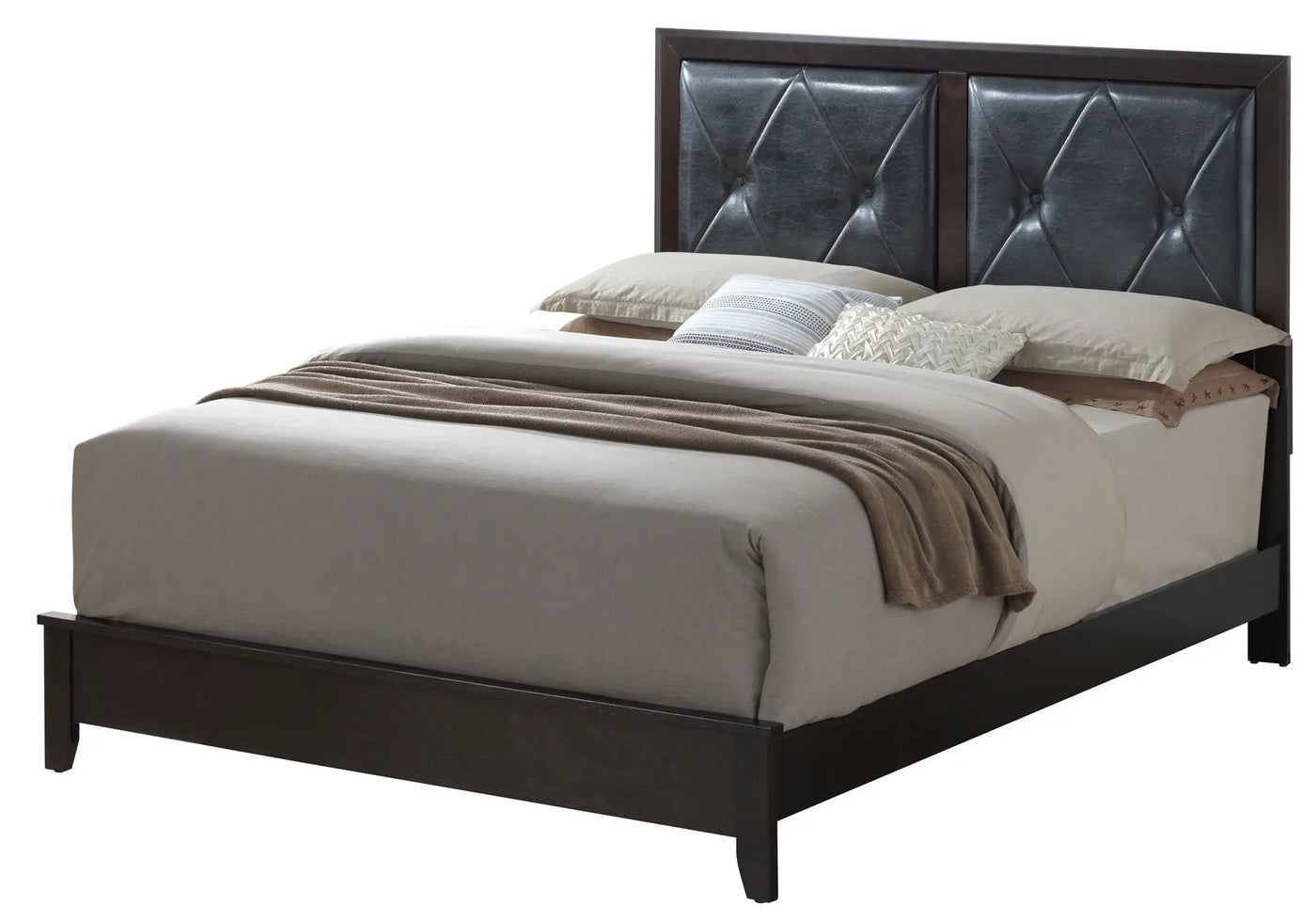 Padded Headboard Bed by HouseOfZazla