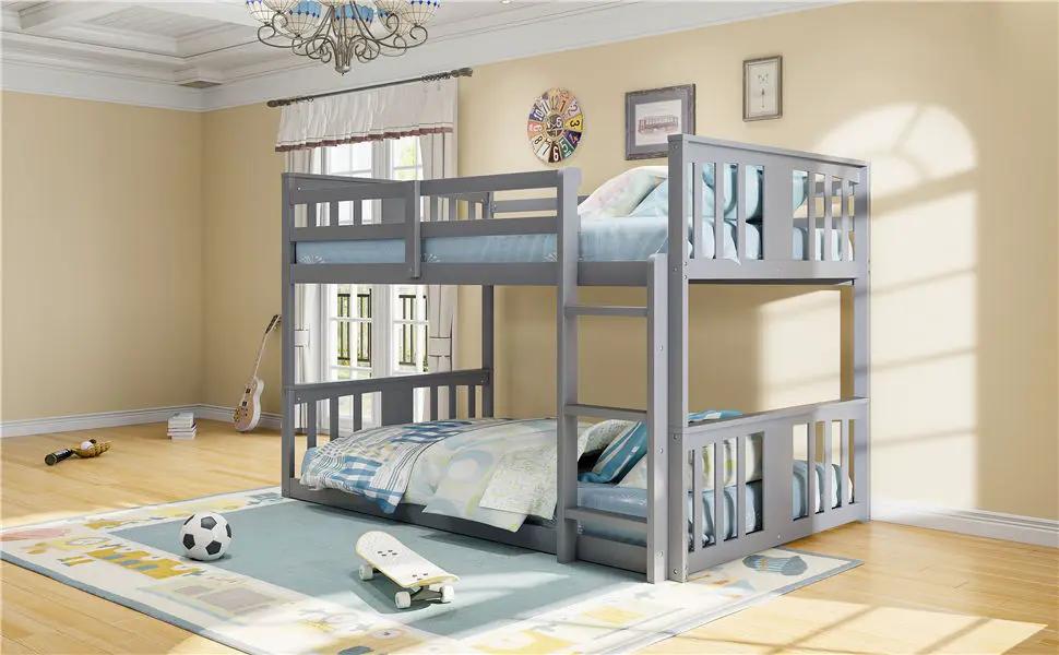 Solid Construction Bunk Bed & Ladder by HouseOfZazla