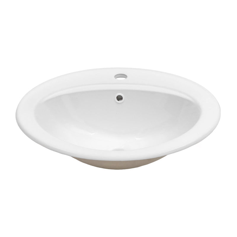 21.8 Inch Drop-In Bathroom Sink by HouseOfZazla
