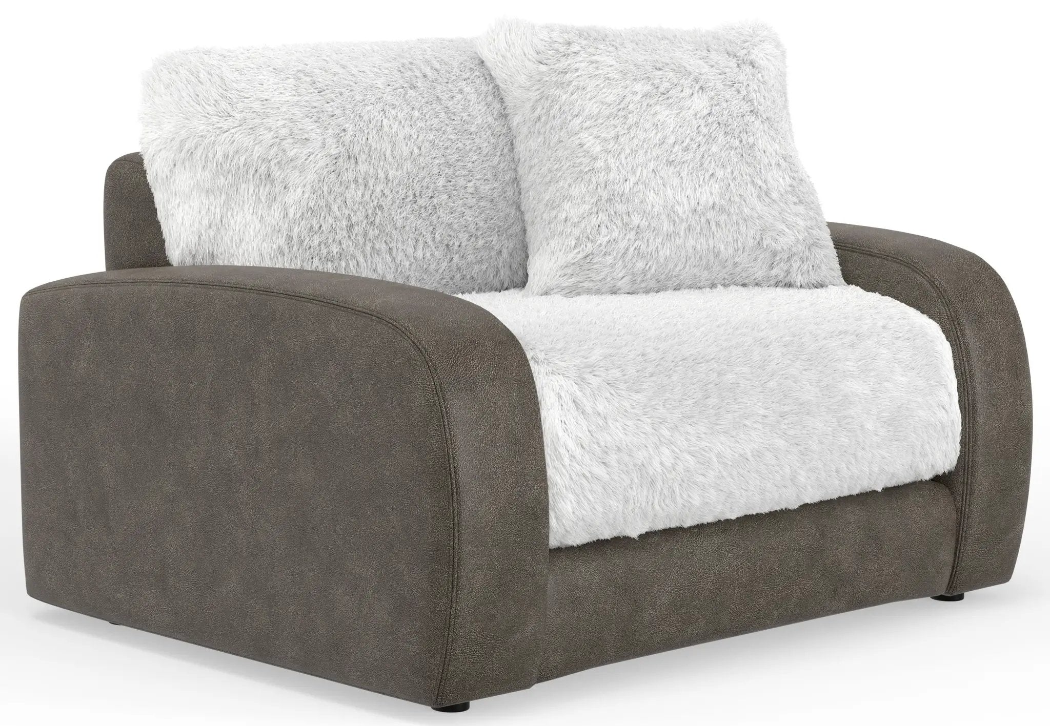 Snowball - Chair & 1/2 - Taupe by Unique Piece Furniture