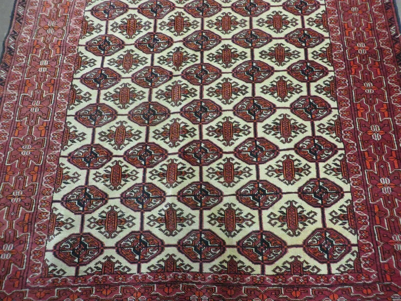 4' X 6' Handmade Finely Knotted Pakistan Turkoman Bokhara Wool Rug Nice by Jewel Rugs