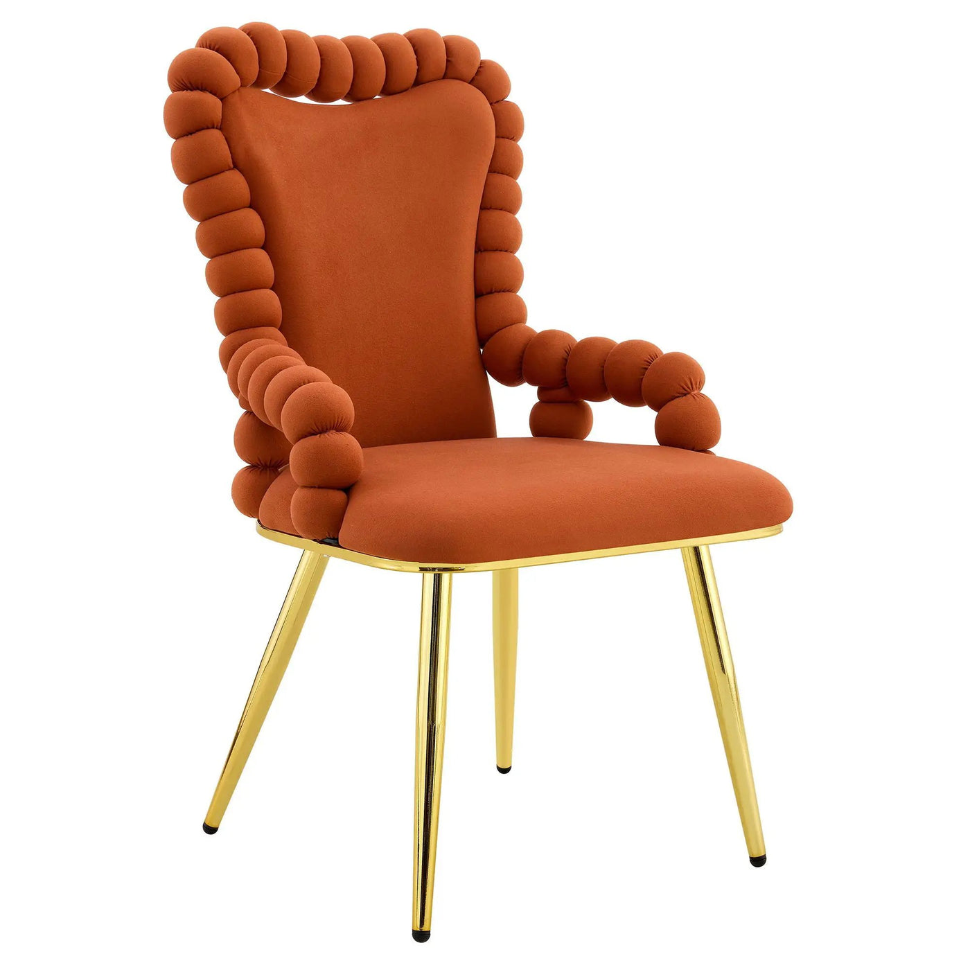 Puffy Bubble, Ball Chain Chair With Armrests For Dining Room (Set of 2) by HouseOfZazla