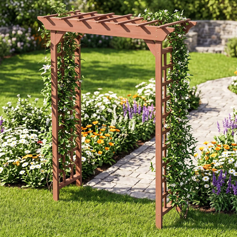Wedding Arbor With Trellis Design by HouseOfZazla