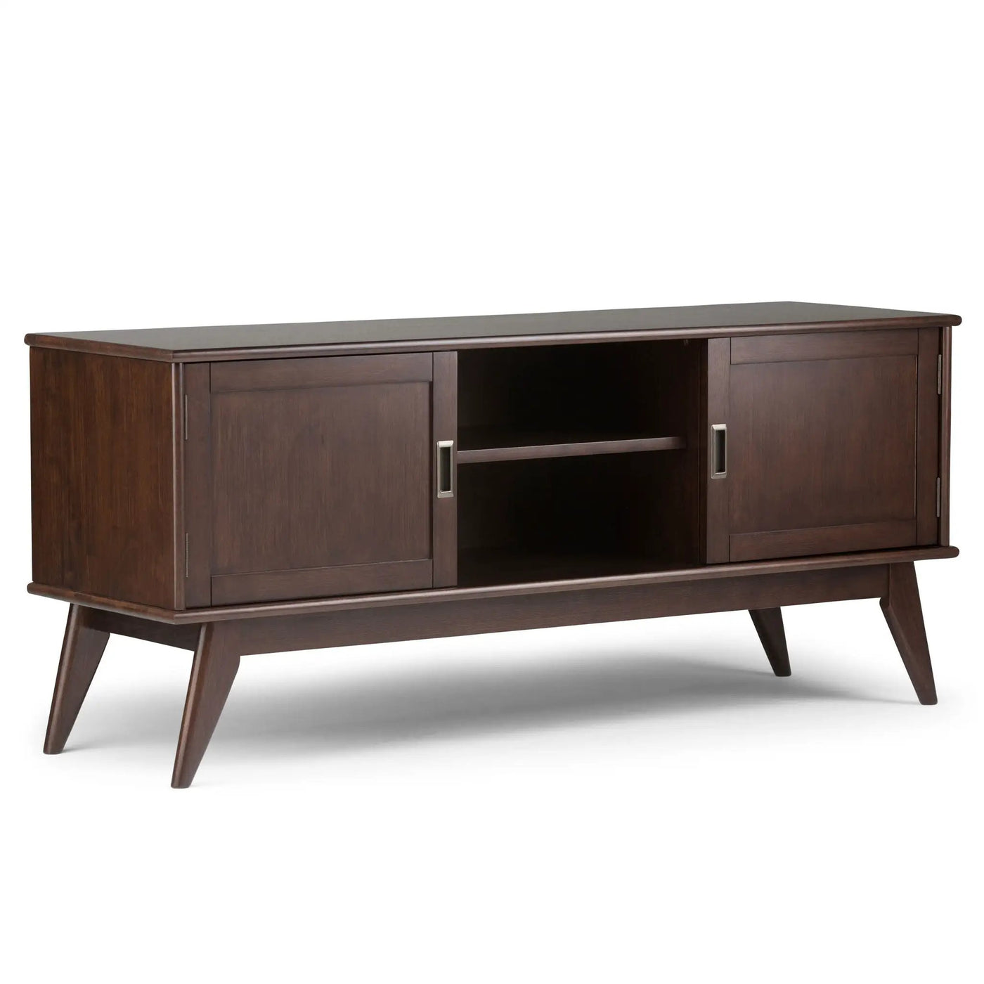 Draper - Handcrafted Mid Century Low TV Media Stand by HouseOfZazla