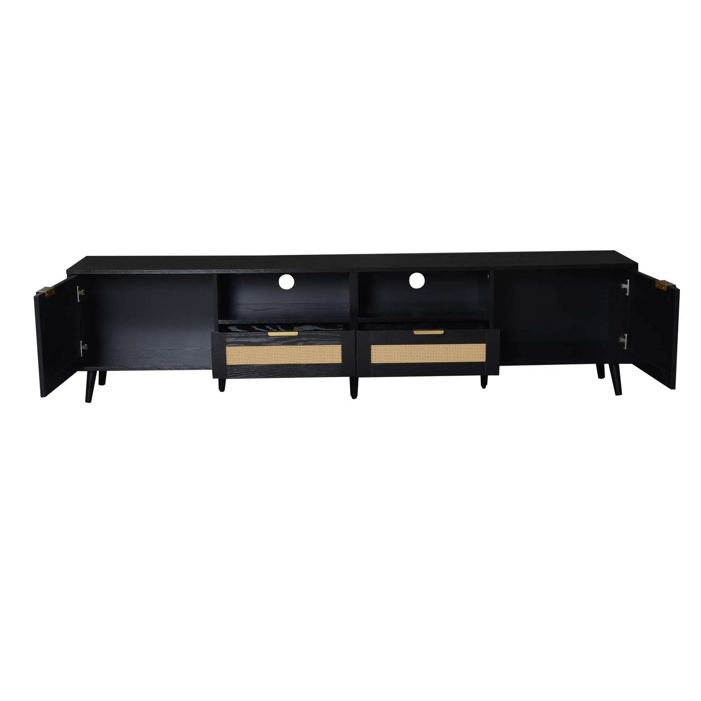 TV Stand Media Console With Cable Management by HouseOfZazla