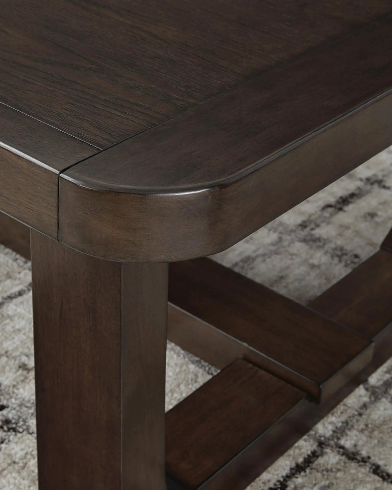 Breckington - Rectangular Cocktail Table - Dark Brown by Unique Piece Furniture
