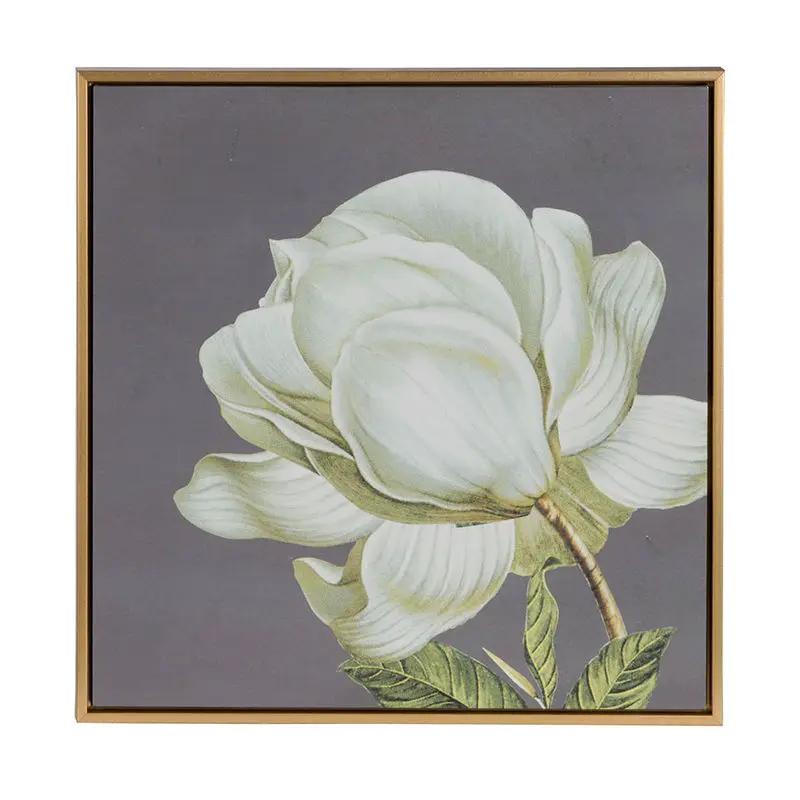 Botanical Wall Art Prints, Home Decor For Living Room Dining Room Bedroom Hallway (Set of 4) - Gray by Unique Piece Furniture