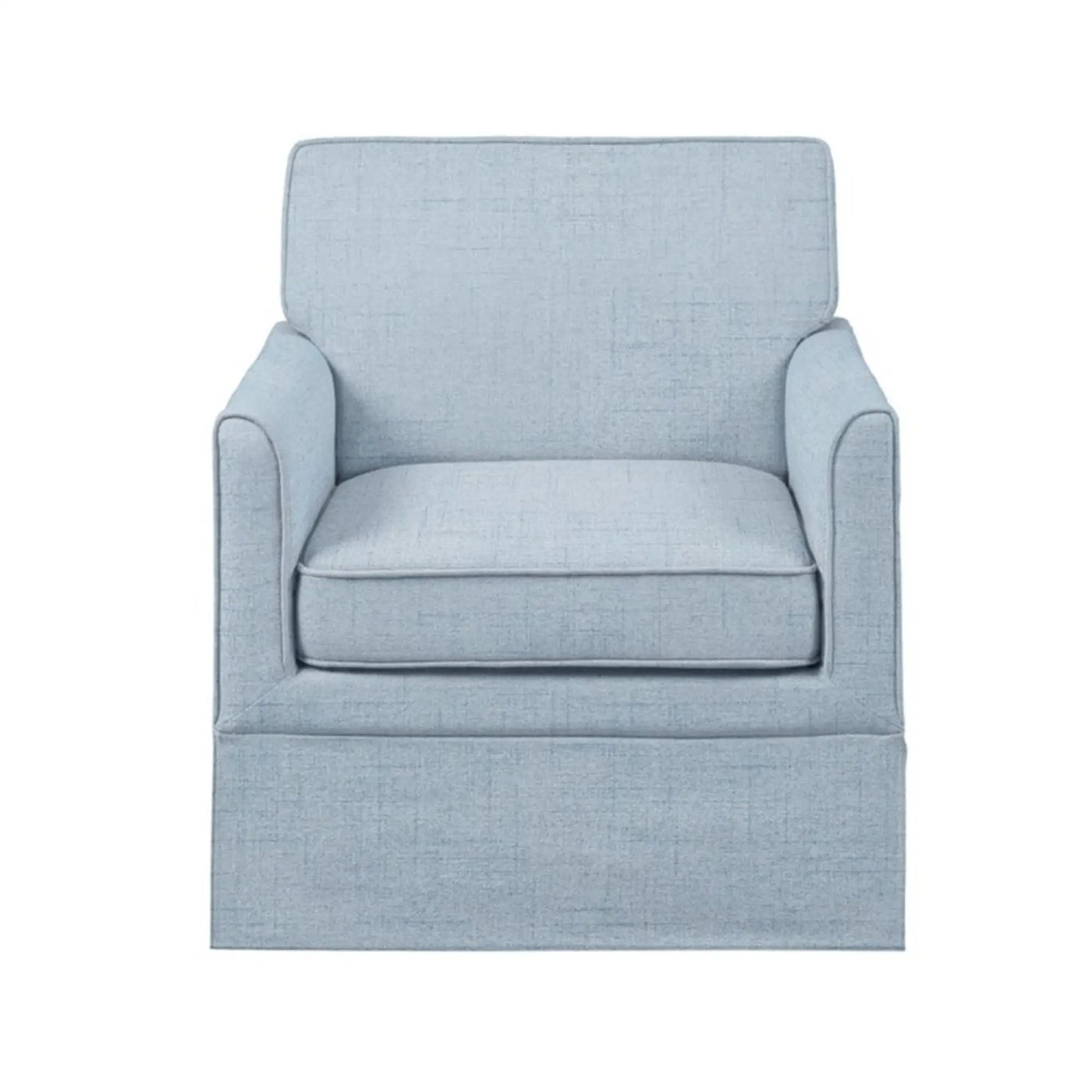Timeless - Accent Armchair With Classic Track Arm Silhouette And Skirted Base by HouseOfZazla
