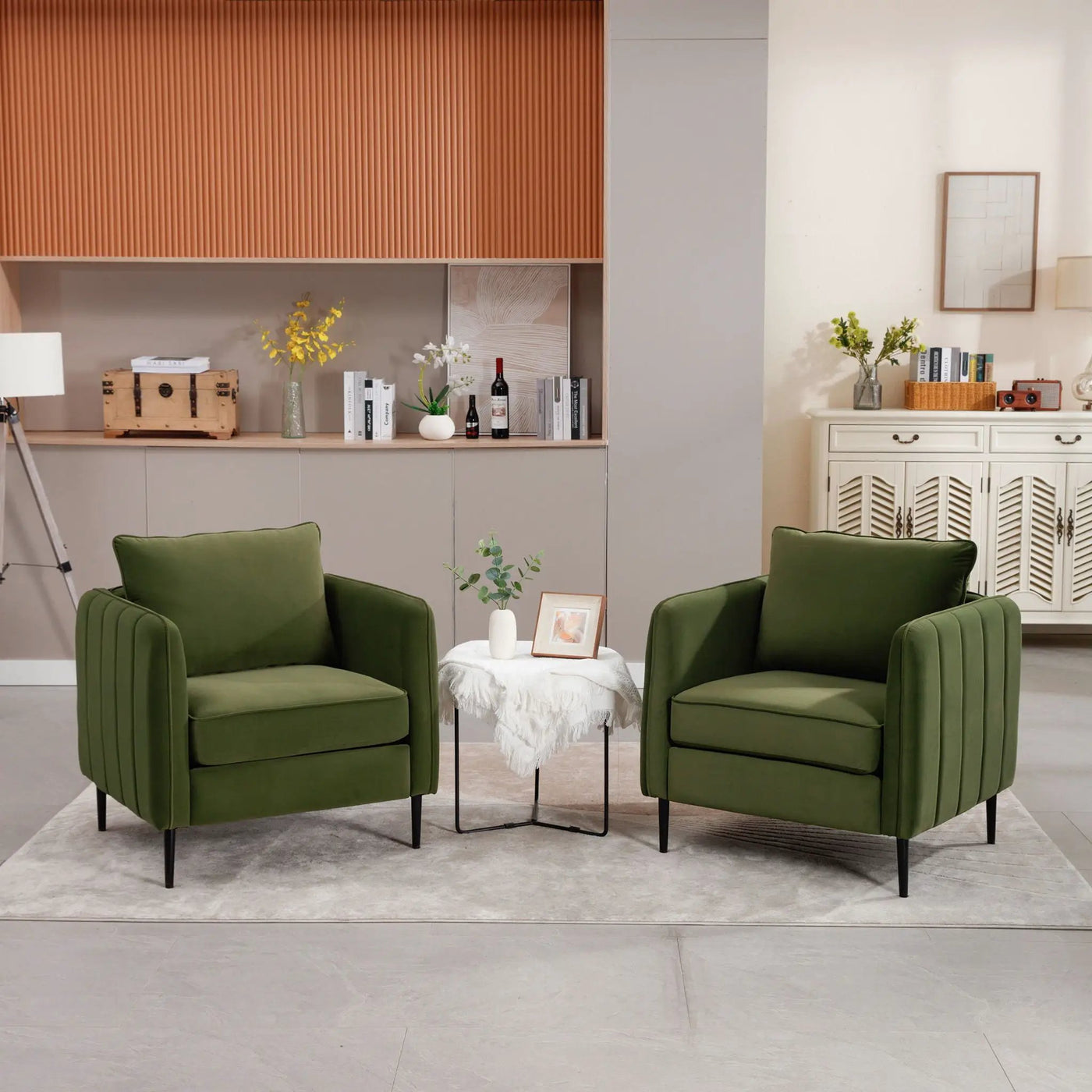 Accent Chair With Pillow For Living Room by HouseOfZazla