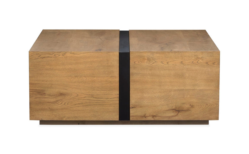 Ripley - Square Cocktail Table With Casters - Rustic Caramel, photo 5 of 7