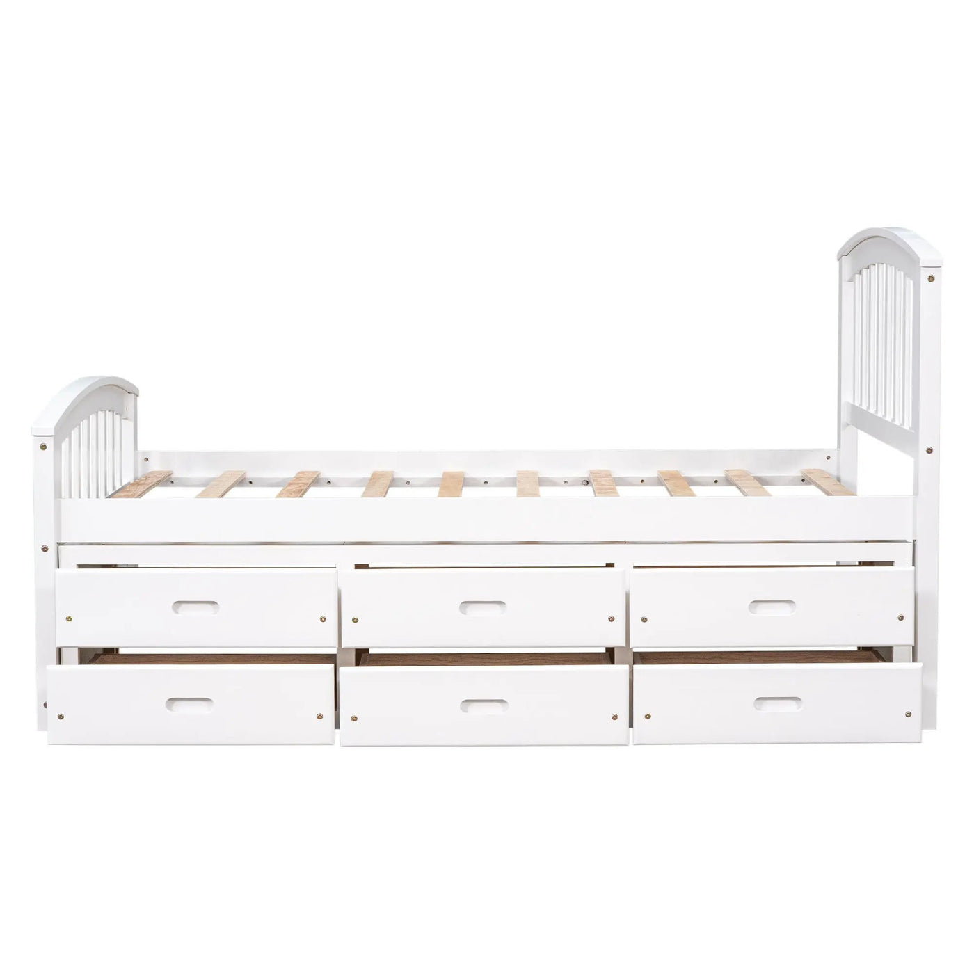 Platform Storage Bed Solid Wood Bed With 6 Drawers by Unique Piece Furniture