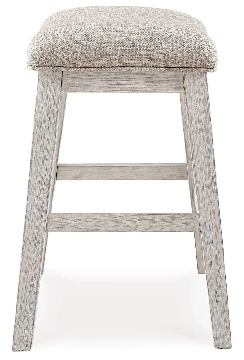 Skempton - Upholstered Stool (Set of 2) - White by Unique Piece Furniture