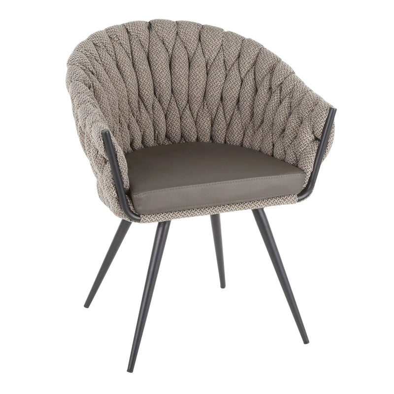 Matisse - Braided Contemporary Chair by Unique Piece Furniture