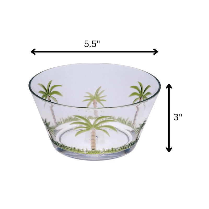 Palm Tree Acrylic Serving Bowls by HouseOfZazla