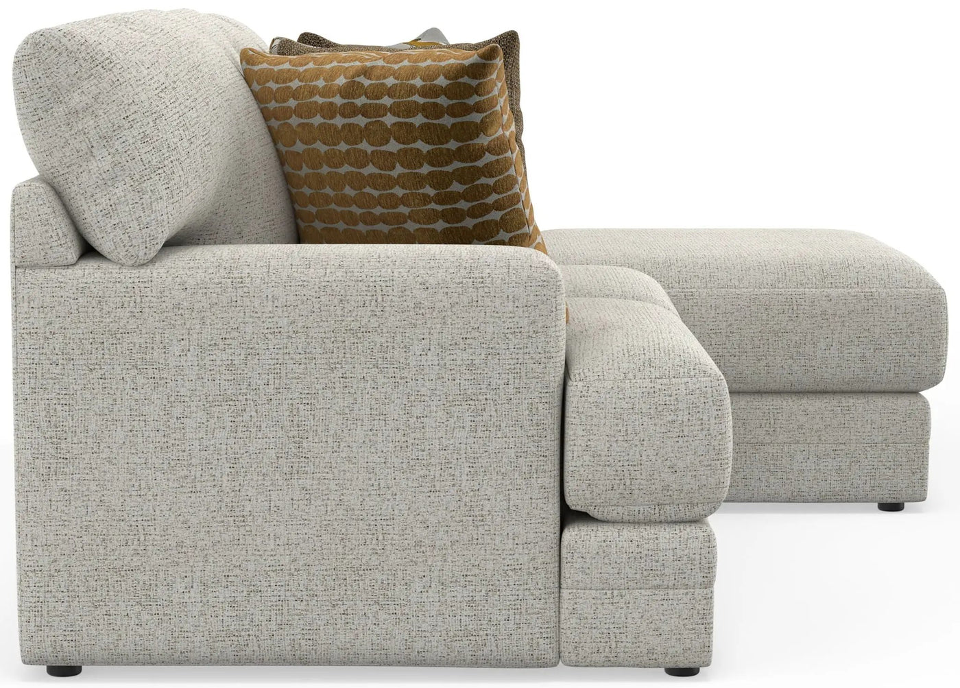 Tori - Sectional With Comfort Coil Seating And Accent Pillows Included by Unique Piece Furniture