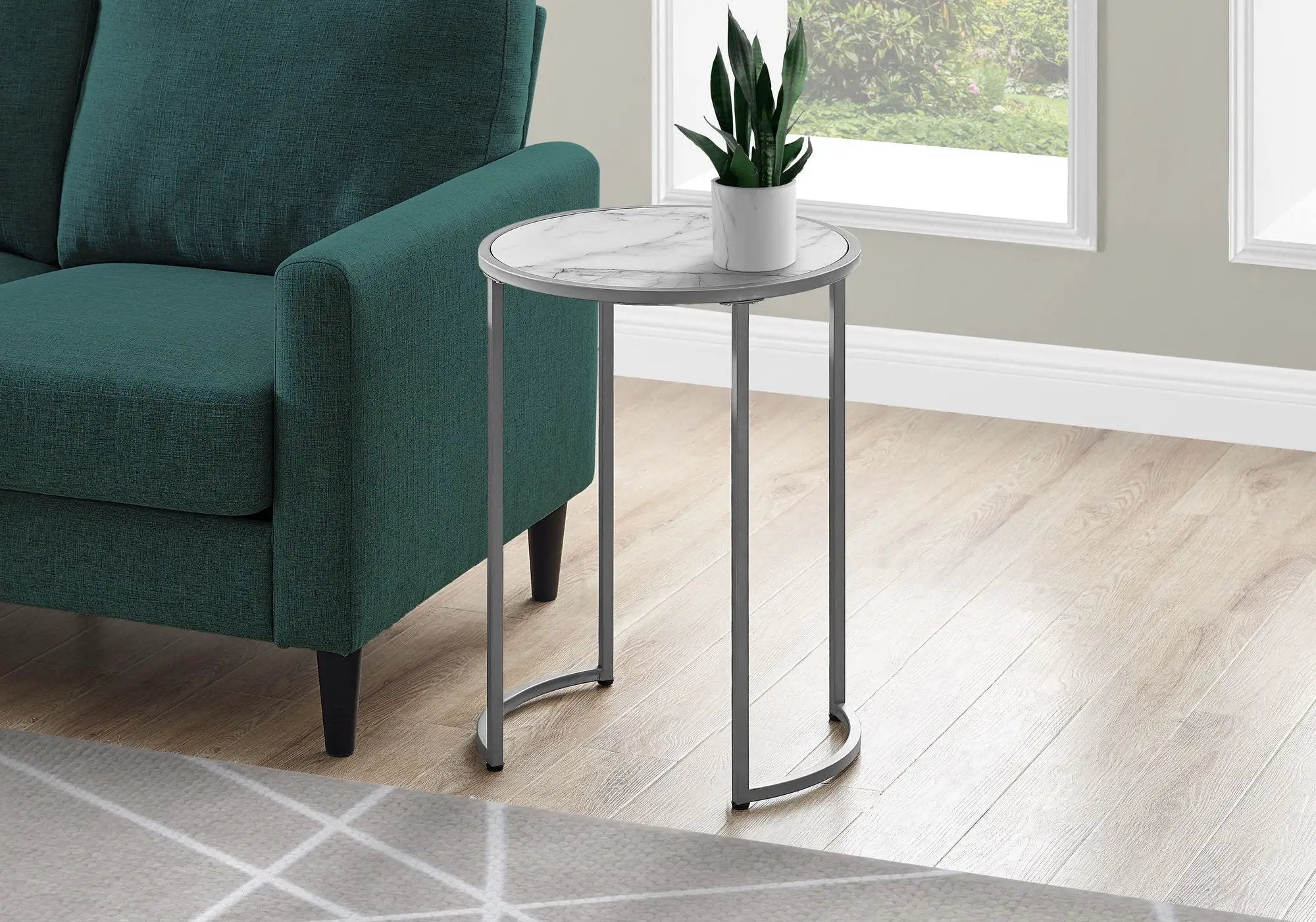 Round Accent Side Table, Contemporary & Modern by Unique Piece Furniture