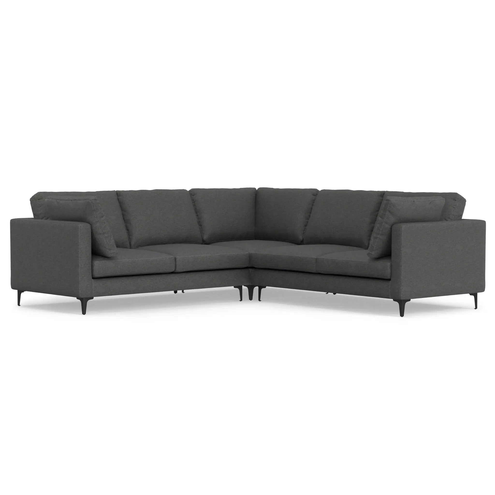 Ava - Mid Century Corner Sectional Sofa Handcrafted by Unique Piece Furniture