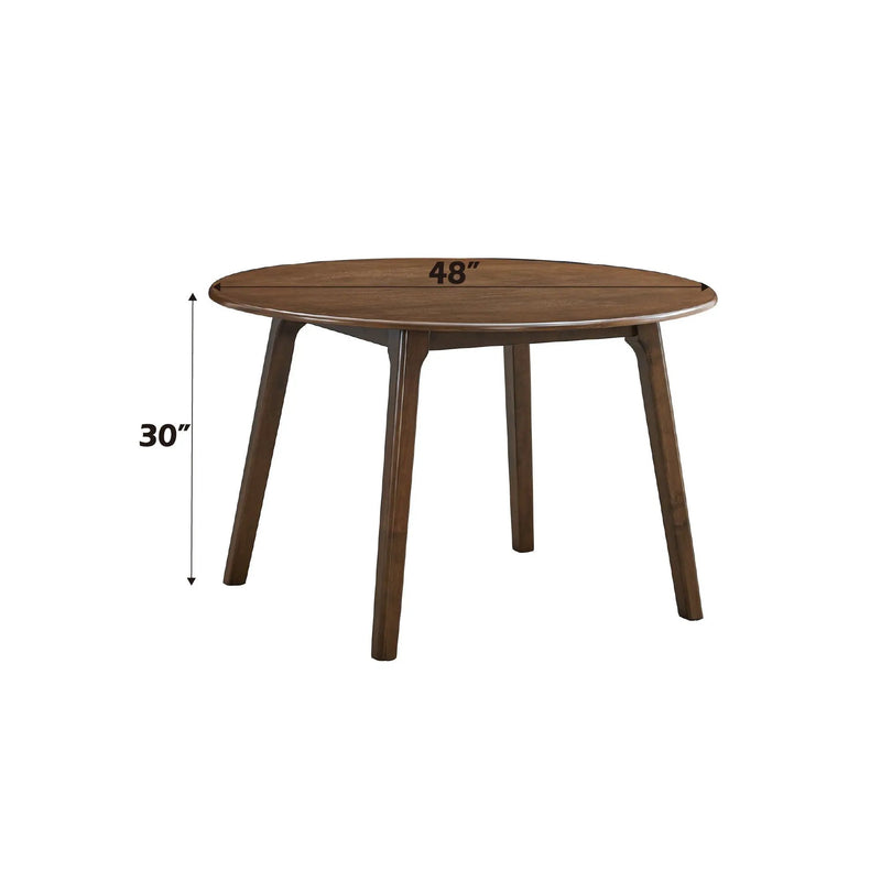 Keiki - Round Dining Table - Walnut by HouseOfZazla