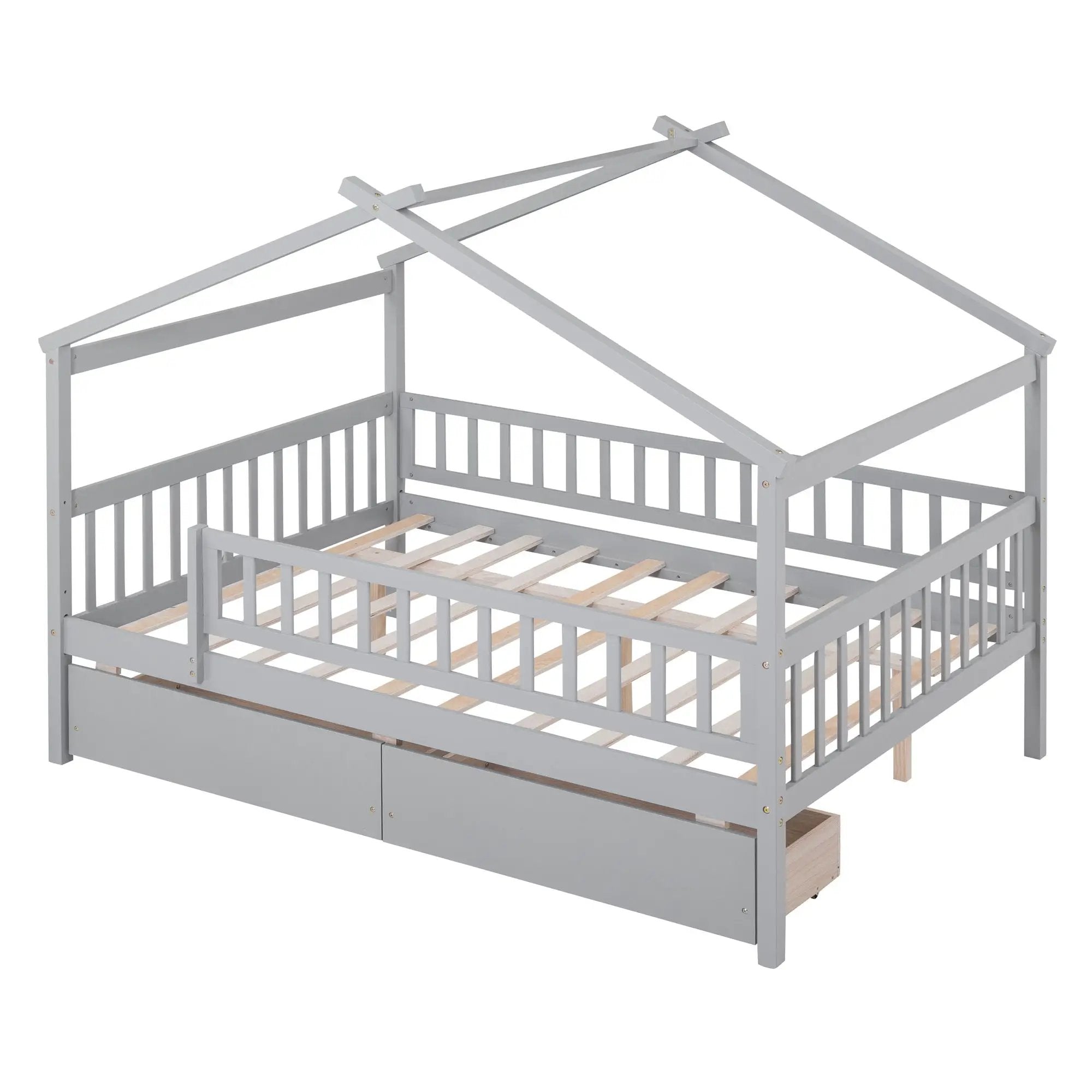 House Bed With 2 Drawers by Unique Piece Furniture