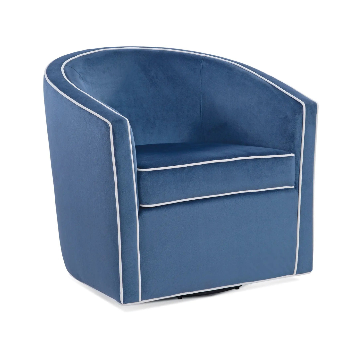 Kendall - Swivel Chair With Barrel Back Design by HouseOfZazla