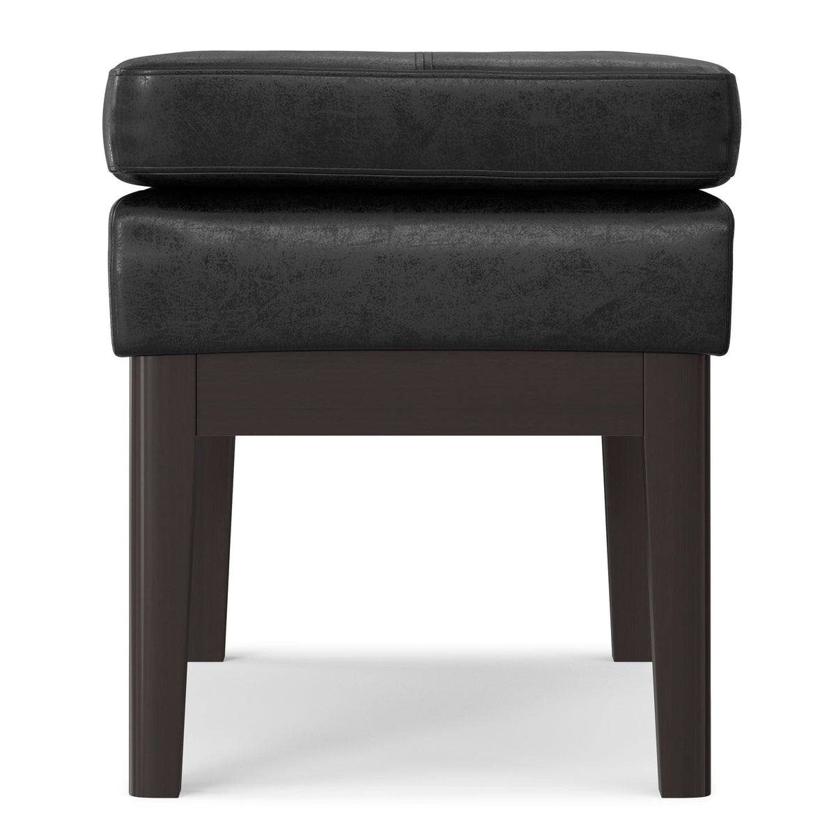 Mid-Century Ottoman Bench with Solid Wood Construction - Multiple Colors, photo 37 of 40