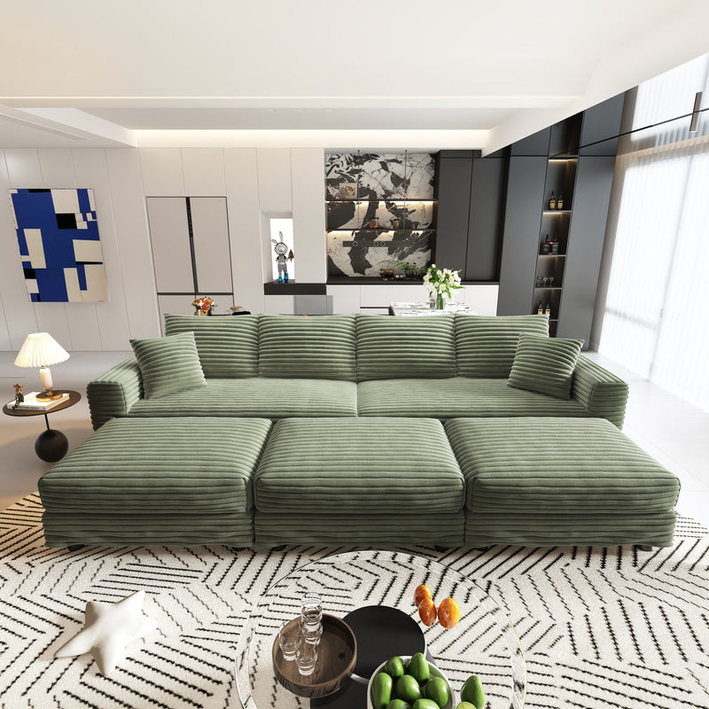 Modern Comfy Upholstered Sofa Cloud Couch & Deep Seat Couches by HouseOfZazla