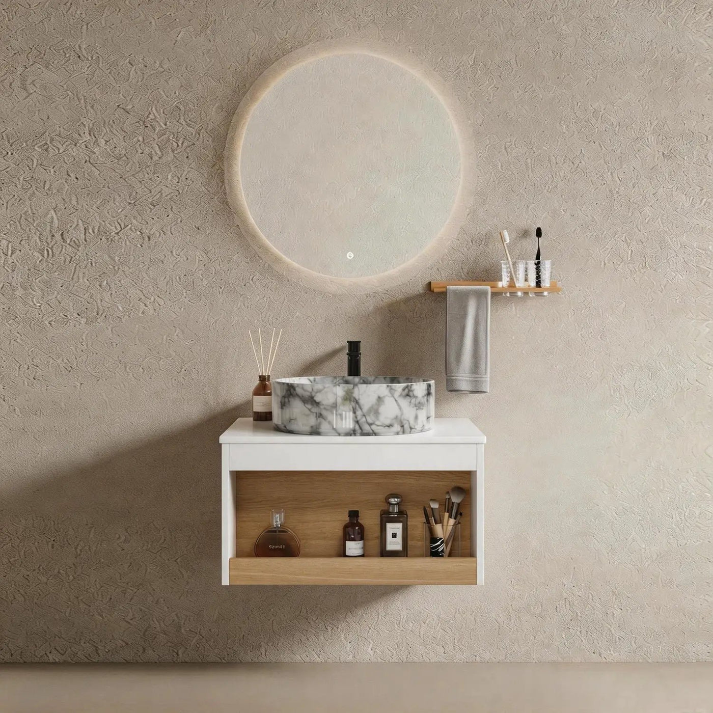 Floating Bathroom Vanity With Vessel Sink by Unique Piece Furniture