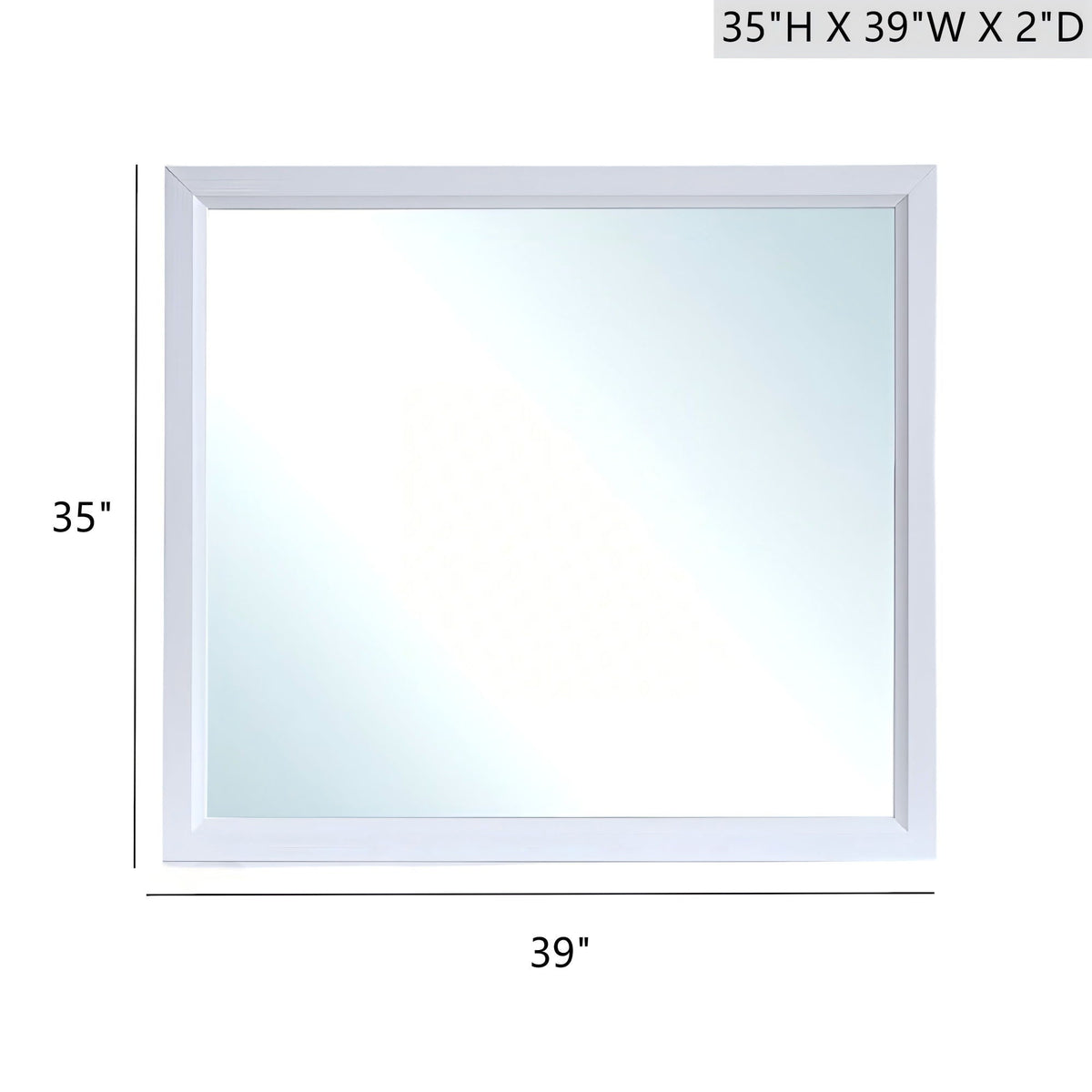 Glasgow - Mirror With Minimalist Design And Low Distortion Glass, photo 7 of 10