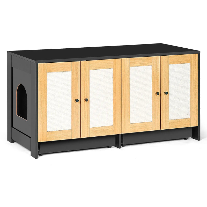 Double Litter Box Enclosure for Cats by HouseOfZazla