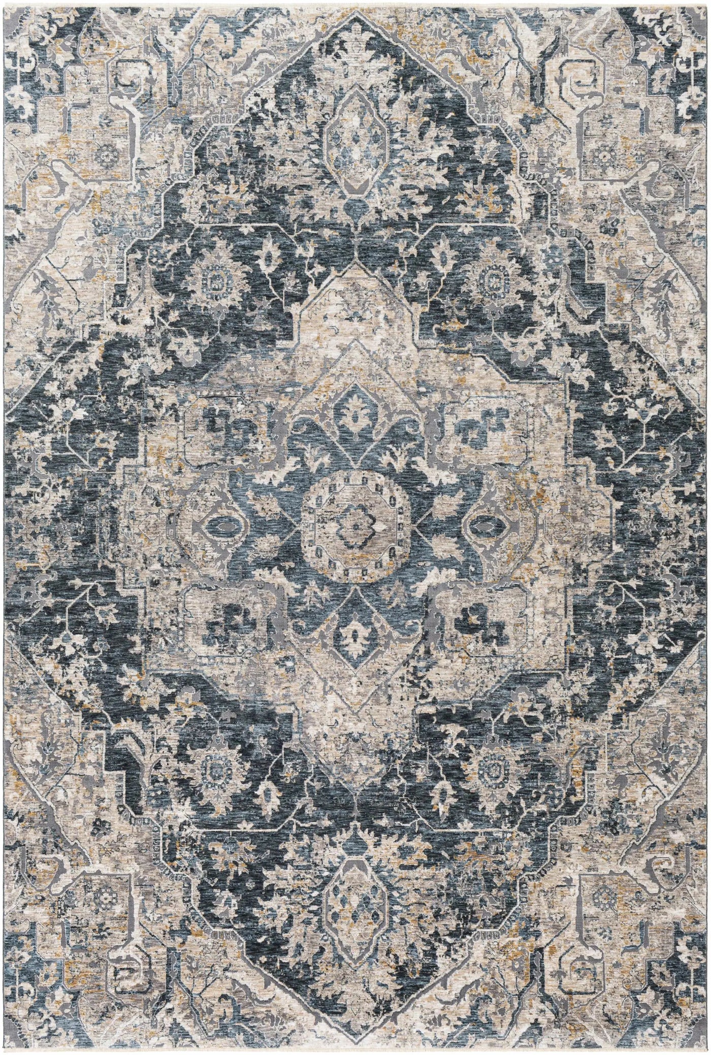 Beaudesert Luxe Fringe Rug by Boutique Rugs