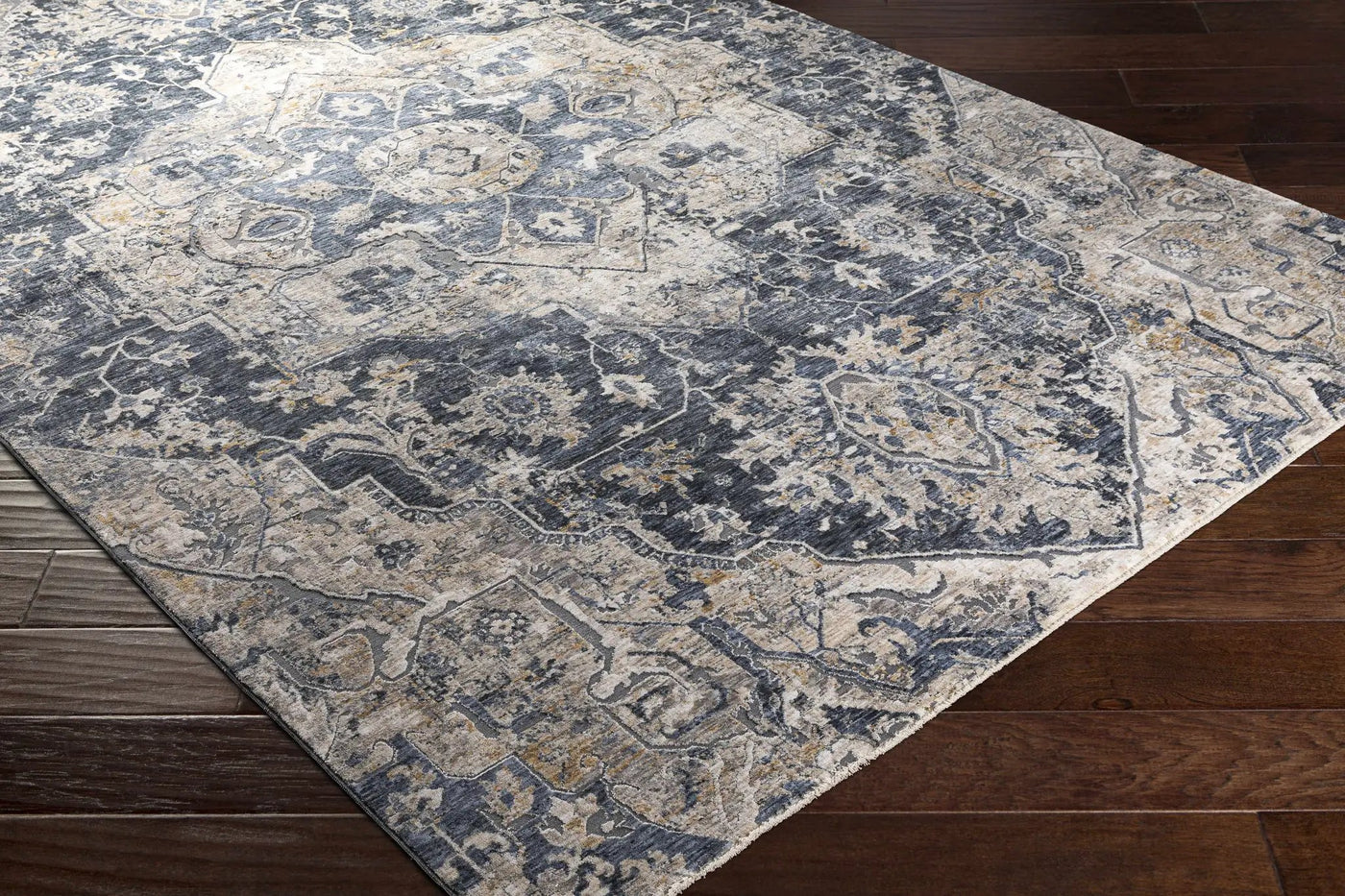 Beaudesert Luxe Fringe Rug by Boutique Rugs