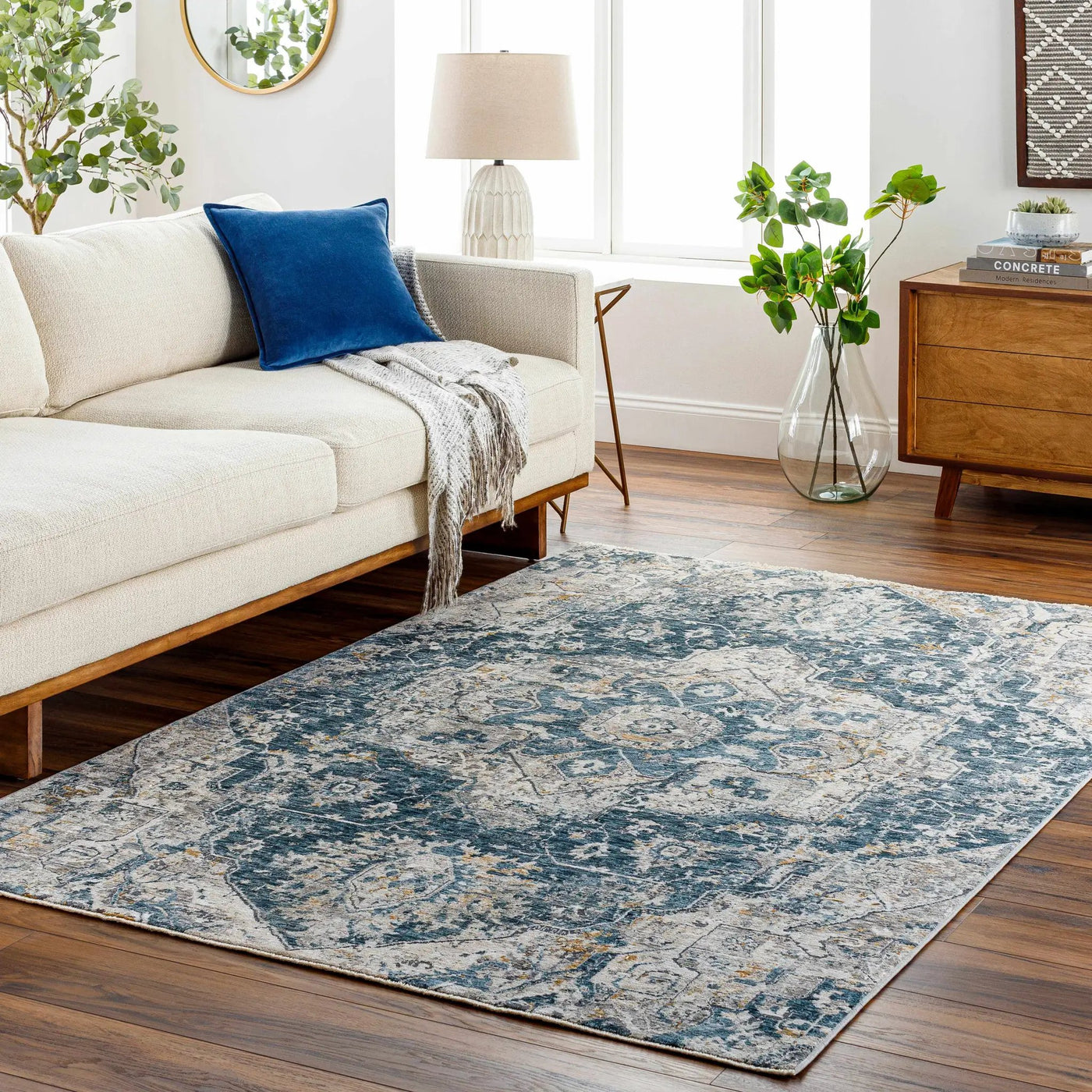 Beaudesert Luxe Fringe Rug by Boutique Rugs