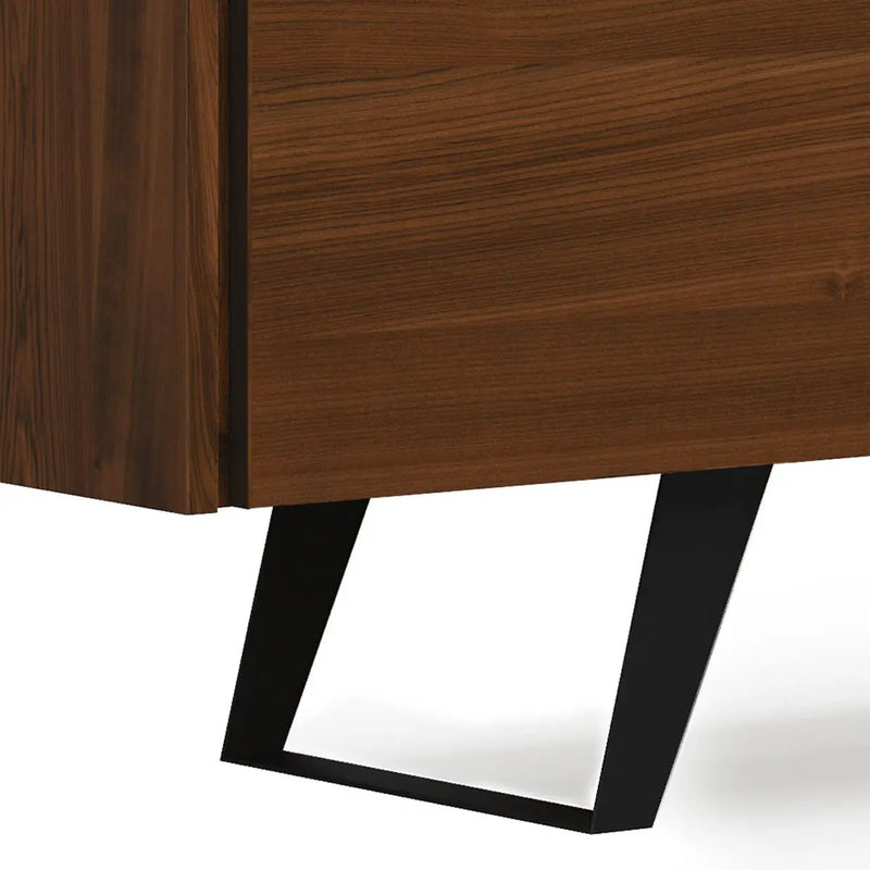 Lowry - Handcrafted TV Media Stand - Walnut by HouseOfZazla