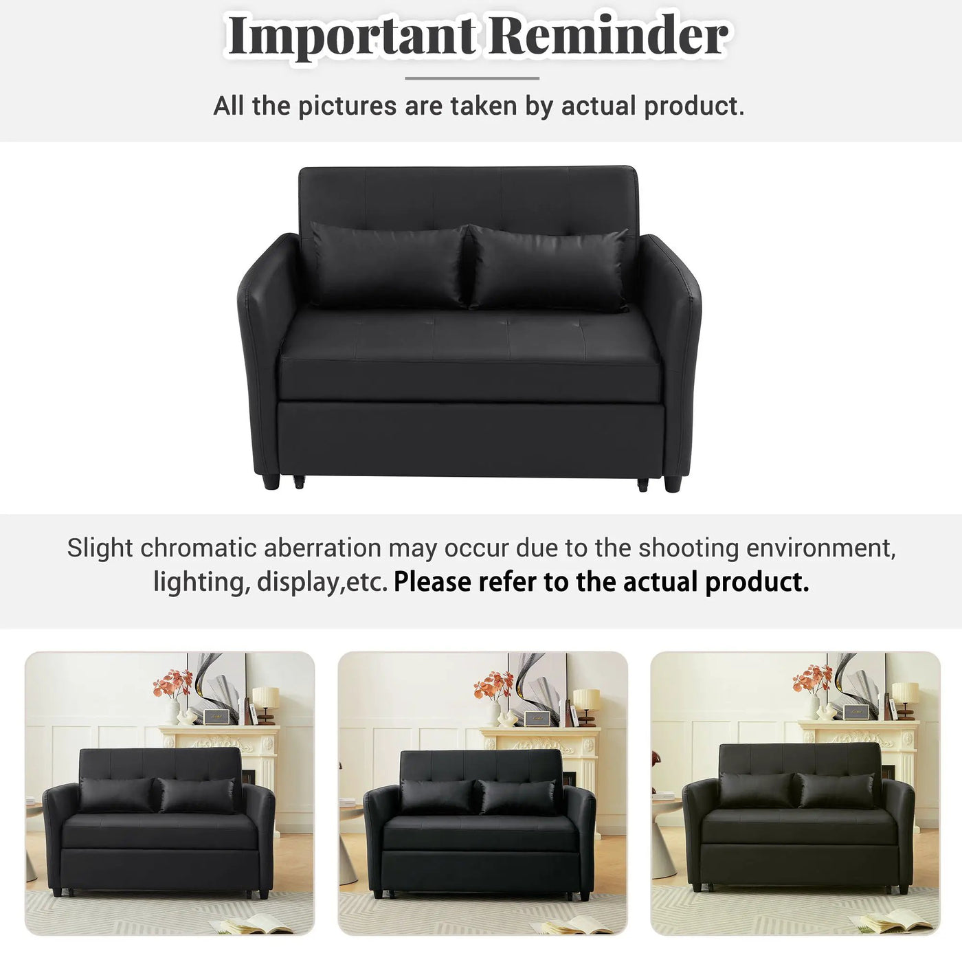 Convertible Sleeper Sofa Bed With 3 USB Ports by HouseOfZazla
