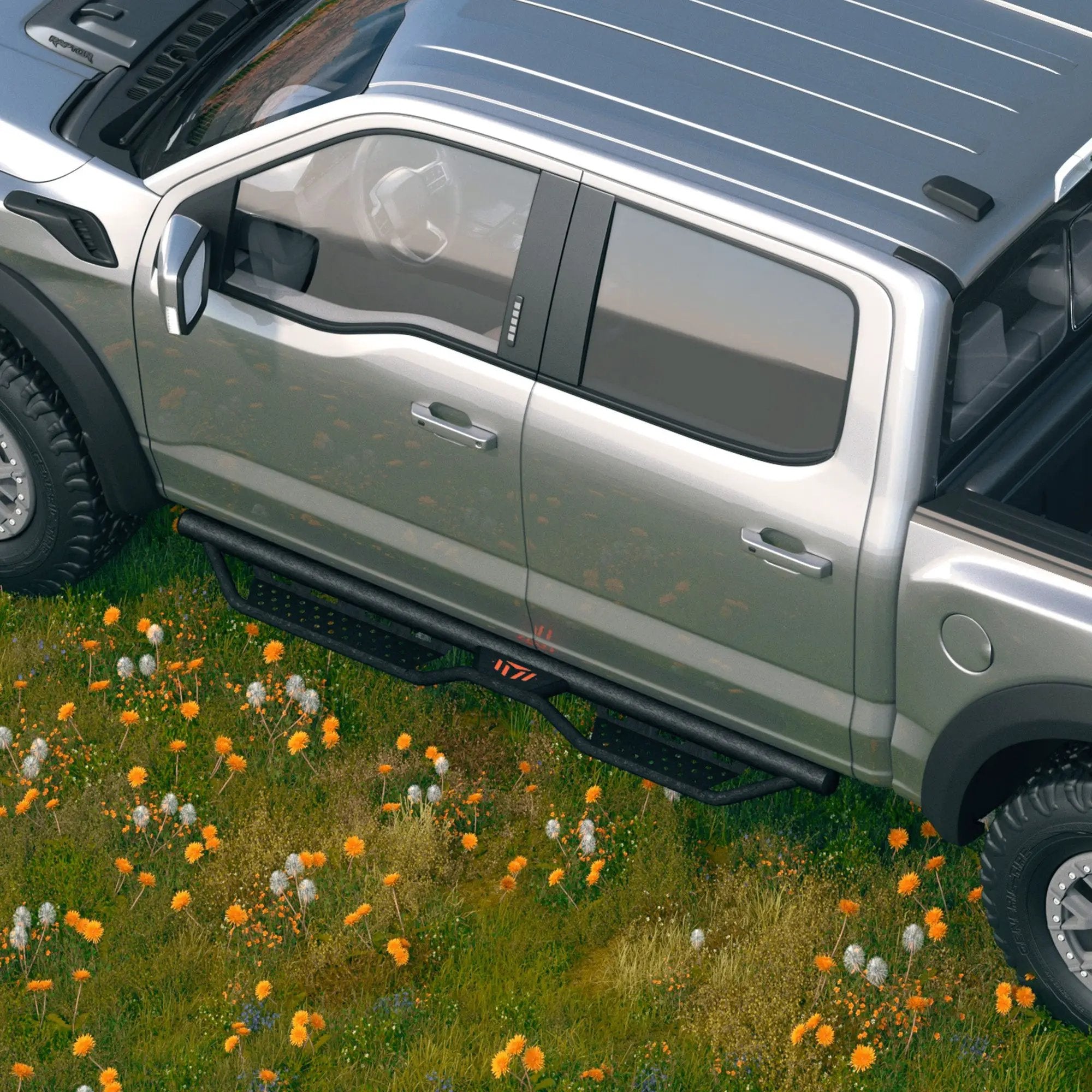 Running Boards for Ford SuperCrew Cab (2015-2026) by HouseOfZazla