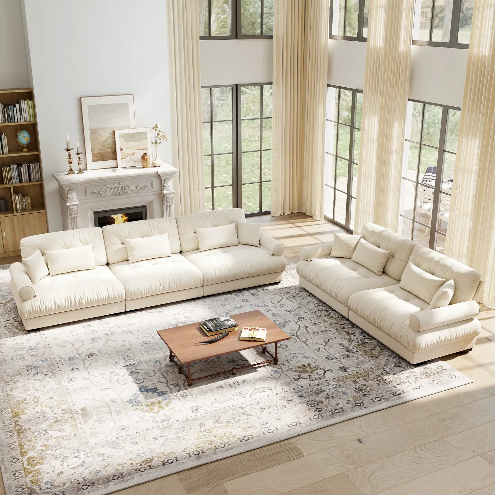 Modular Velvet Sofa Set by HouseOfZazla
