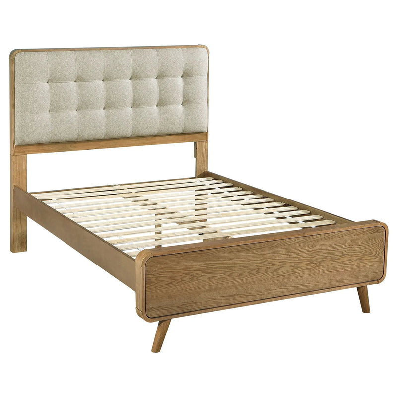 Robyn Wood Full Platform Bed Light Ash by Unique Piece Furniture