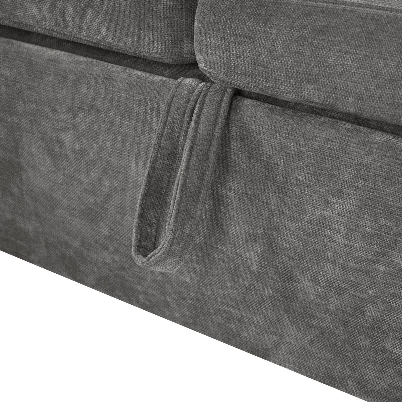 Modern L Shaped Sectional Sofa Bed With Hidden Storage Upholstery by HouseOfZazla